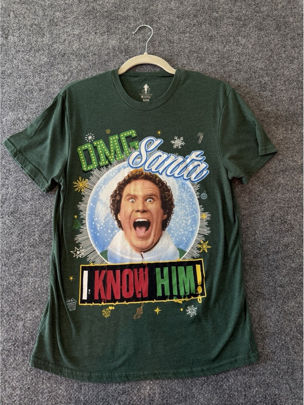 Elf Santa T Shirt M